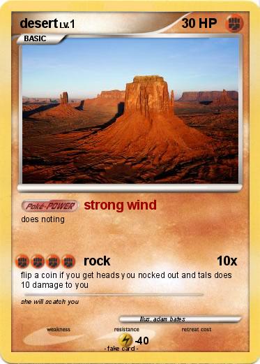 Pokemon desert