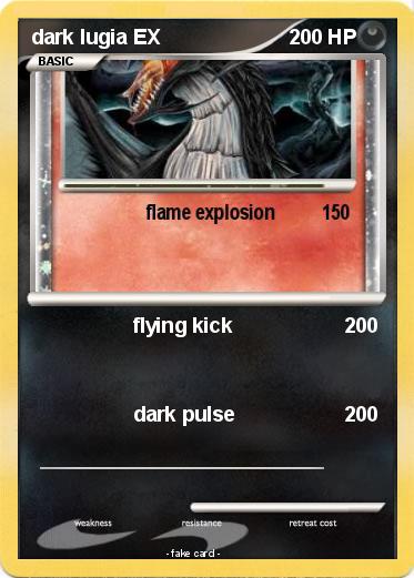 Pokemon dark lugia EX