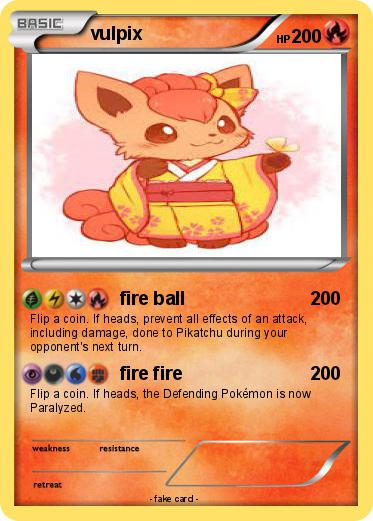 Pokemon vulpix