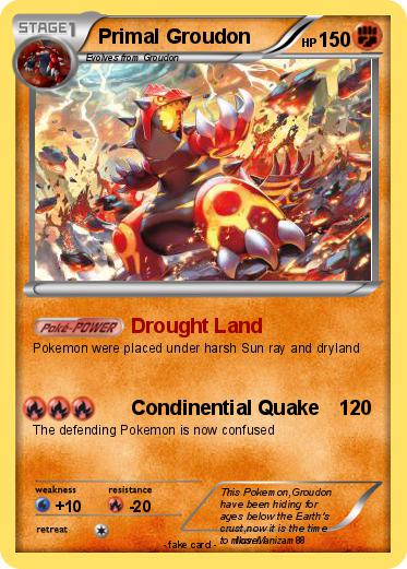 Pokemon Primal Groudon