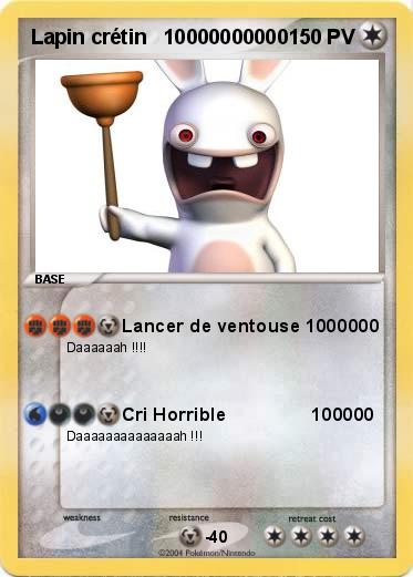 Pokemon Lapin crétin   10000000000 