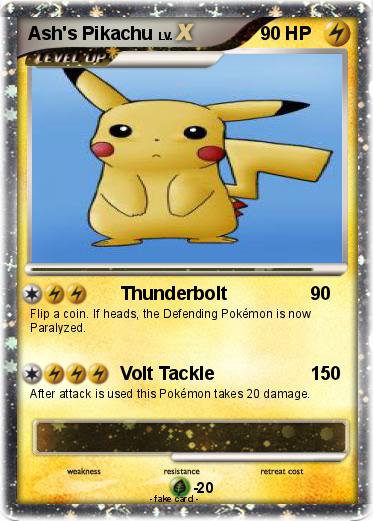 Pokemon Ash's Pikachu