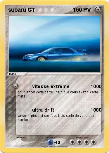 Pokemon subaru GT                         1