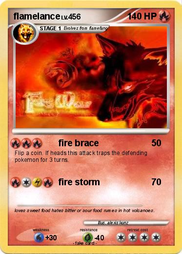 Pokemon flamelance
