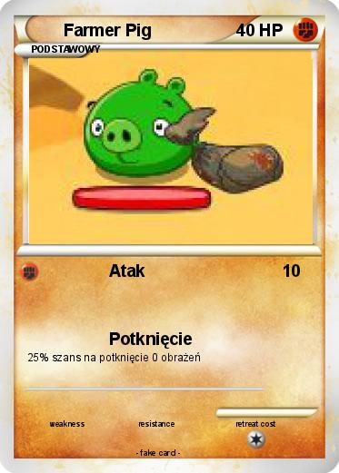 Pokemon Farmer Pig