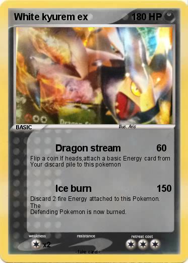 Pokemon White kyurem ex
