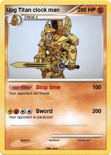 Pokemon Upg Titan clock man