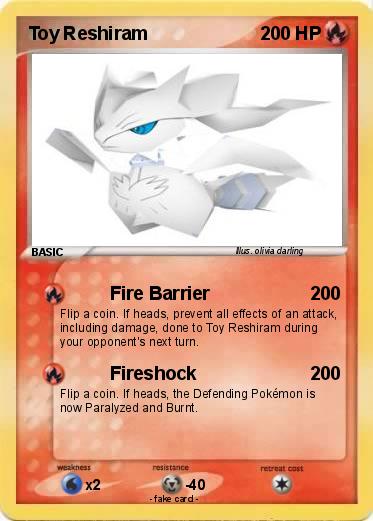 Pokemon Toy Reshiram