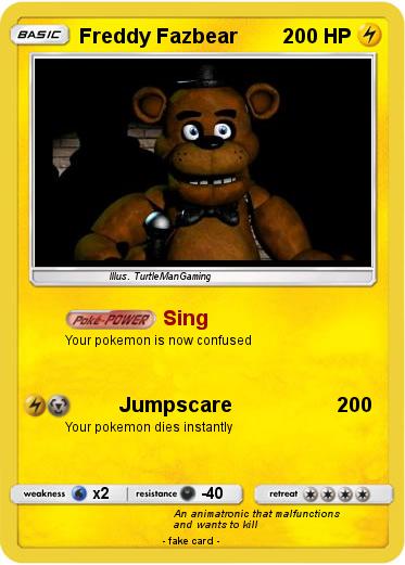 Pokemon Freddy Fazbear