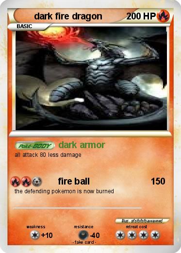 Pokemon dark fire dragon