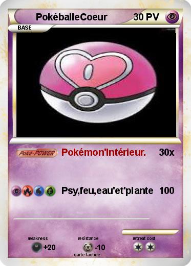 Pokemon PokéballeCoeur