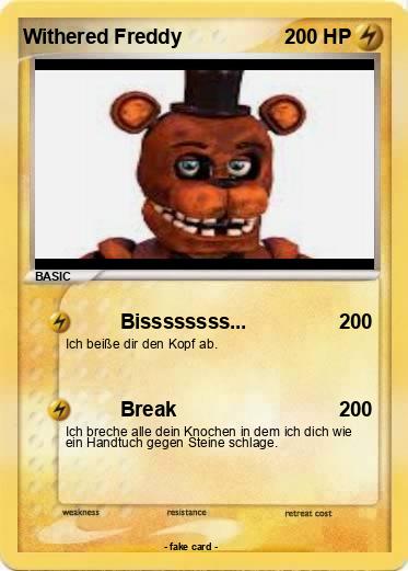 Pokemon Withered Freddy