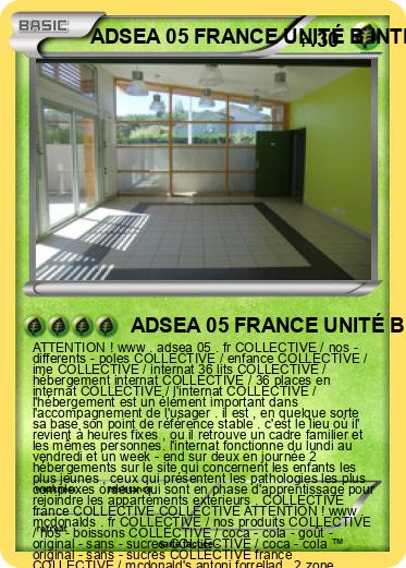 Pokemon ADSEA 05 FRANCE UNITÉ B INTERNAT FRANCE IME FRANCE