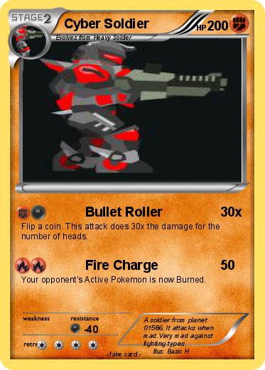 Pokemon Cyber Soldier