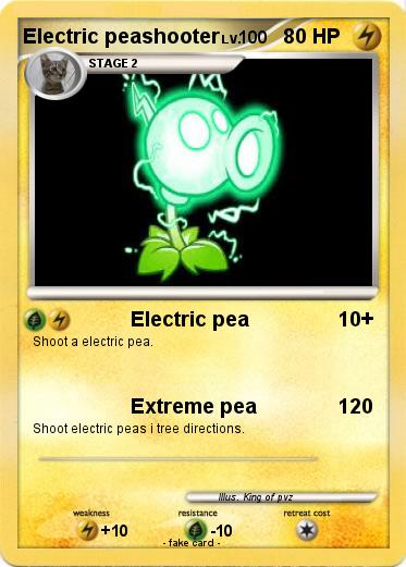 Pokemon Electric peashooter