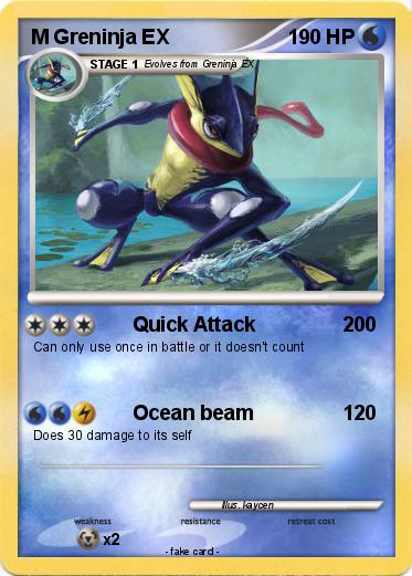 Pokemon M Greninja EX