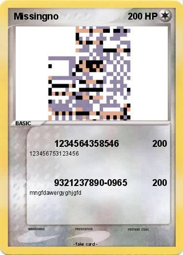 Pokemon Missingno