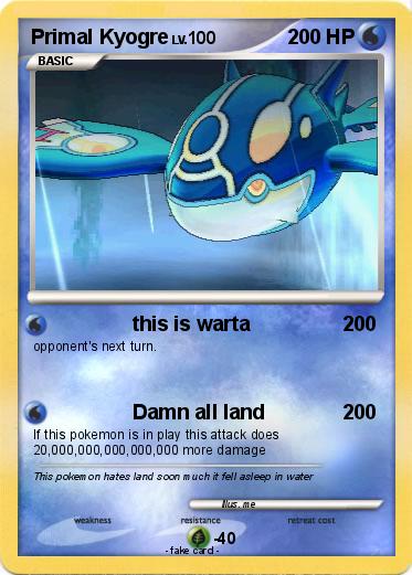 Pokemon Primal Kyogre