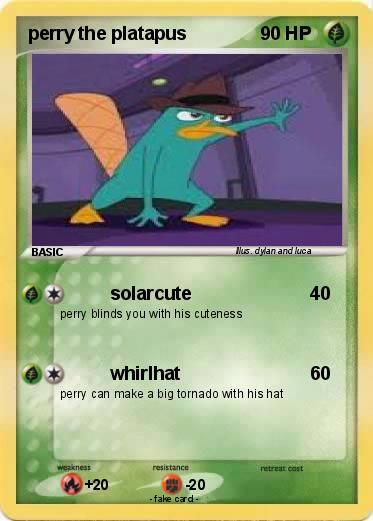 Pokemon perry the platapus
