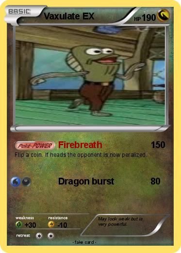 Pokemon Vaxulate EX