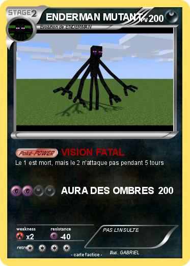 Pokemon ENDERMAN MUTANT