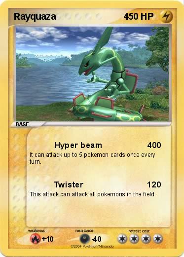 Pokémon Rayquaza 4 4 - Hyper beam 400 - My Pokemon Card