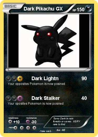 Pokemon Dark Pikachu GX