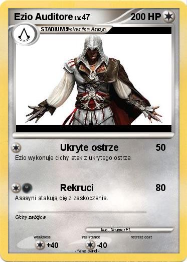 Pokemon Ezio Auditore
