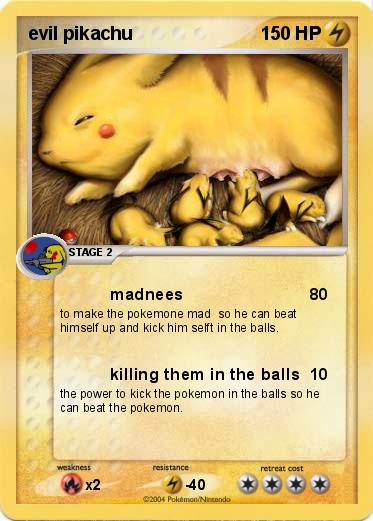 Pokemon evil pikachu