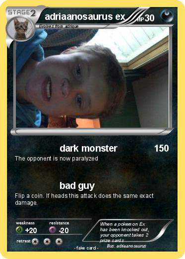 Pokemon adriaanosaurus ex