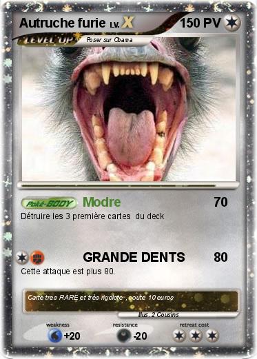 Pokemon Autruche furie