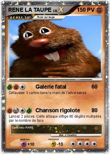 Pokemon RENE LA TAUPE