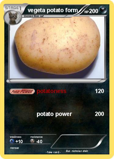 Pokemon vegeta potato form