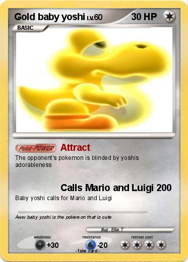 Pokemon Gold baby yoshi