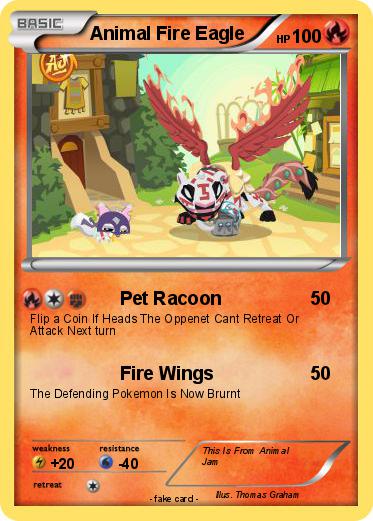 Pokemon Animal Fire Eagle