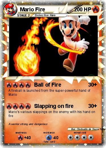 Pokemon Mario Fire