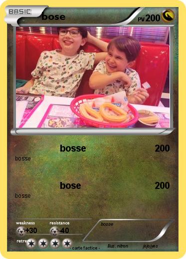 Pokemon bose
