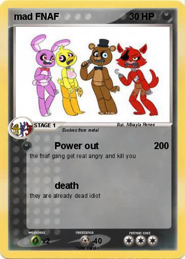 Pokemon mad FNAF