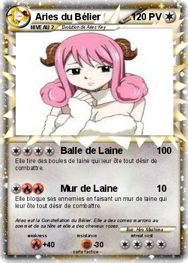 Pokemon Aries du Bélier