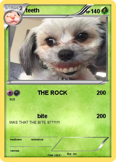 Pokemon teeth