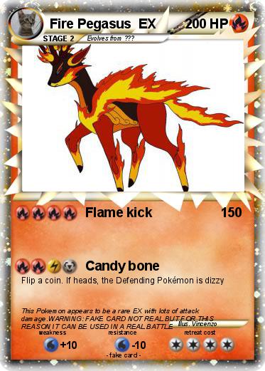 Pokemon Fire Pegasus  EX