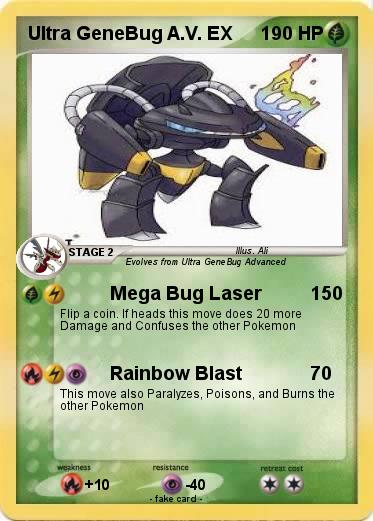 Pokemon Ultra GeneBug A.V. EX