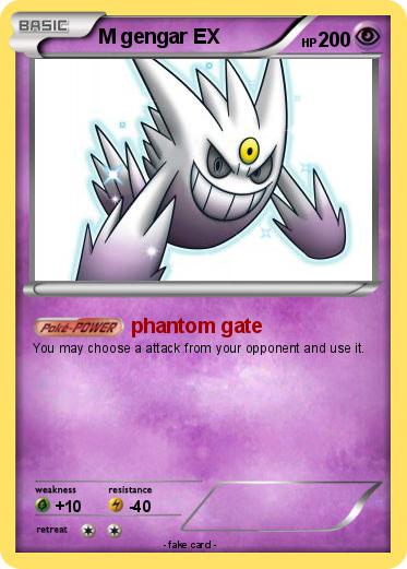 Pokemon M gengar EX