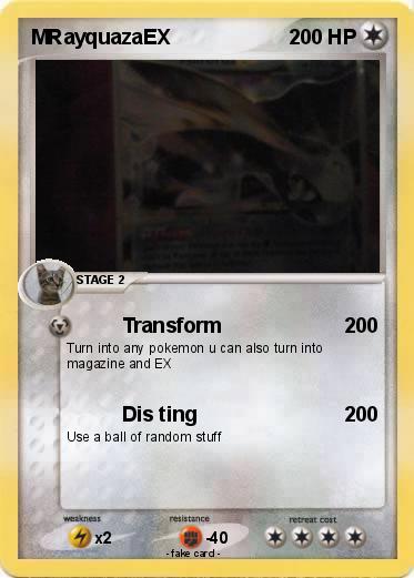 Pokemon MRayquazaEX