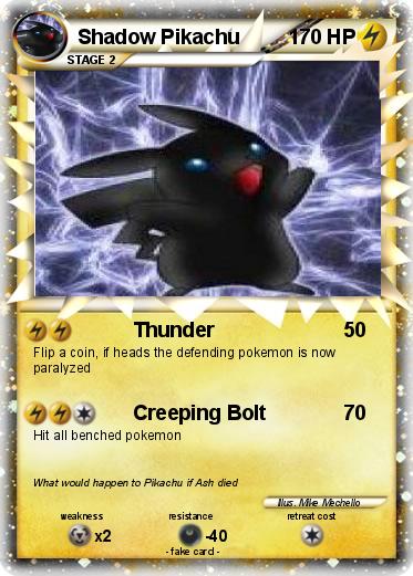 Pokemon Shadow Pikachu