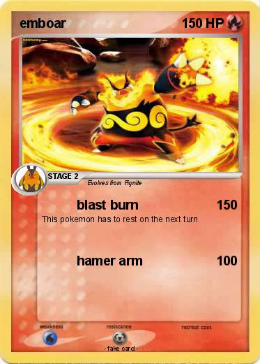 Pokemon emboar