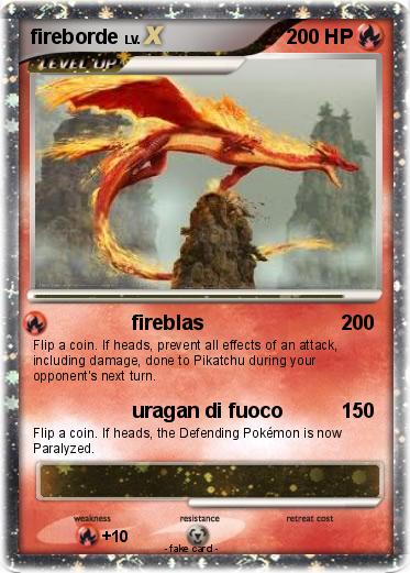Pokemon fireborde