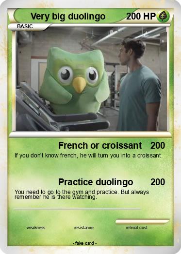 Pokemon Very big duolingo
