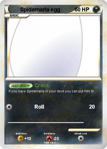 Pokemon Spidernaria egg