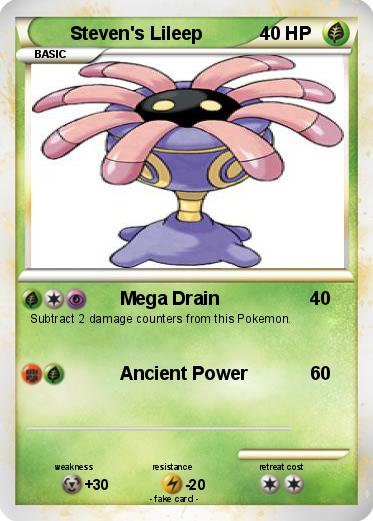 Pokemon Steven's Lileep